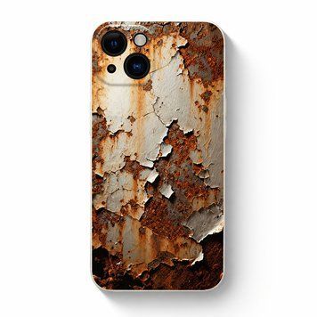 Чехол для iPhone 14 Pro Max &laquo;RUST STYLE&raquo; &mdash; Противоударный бампер с реалистичным принтом ржавчины 0-436 фото